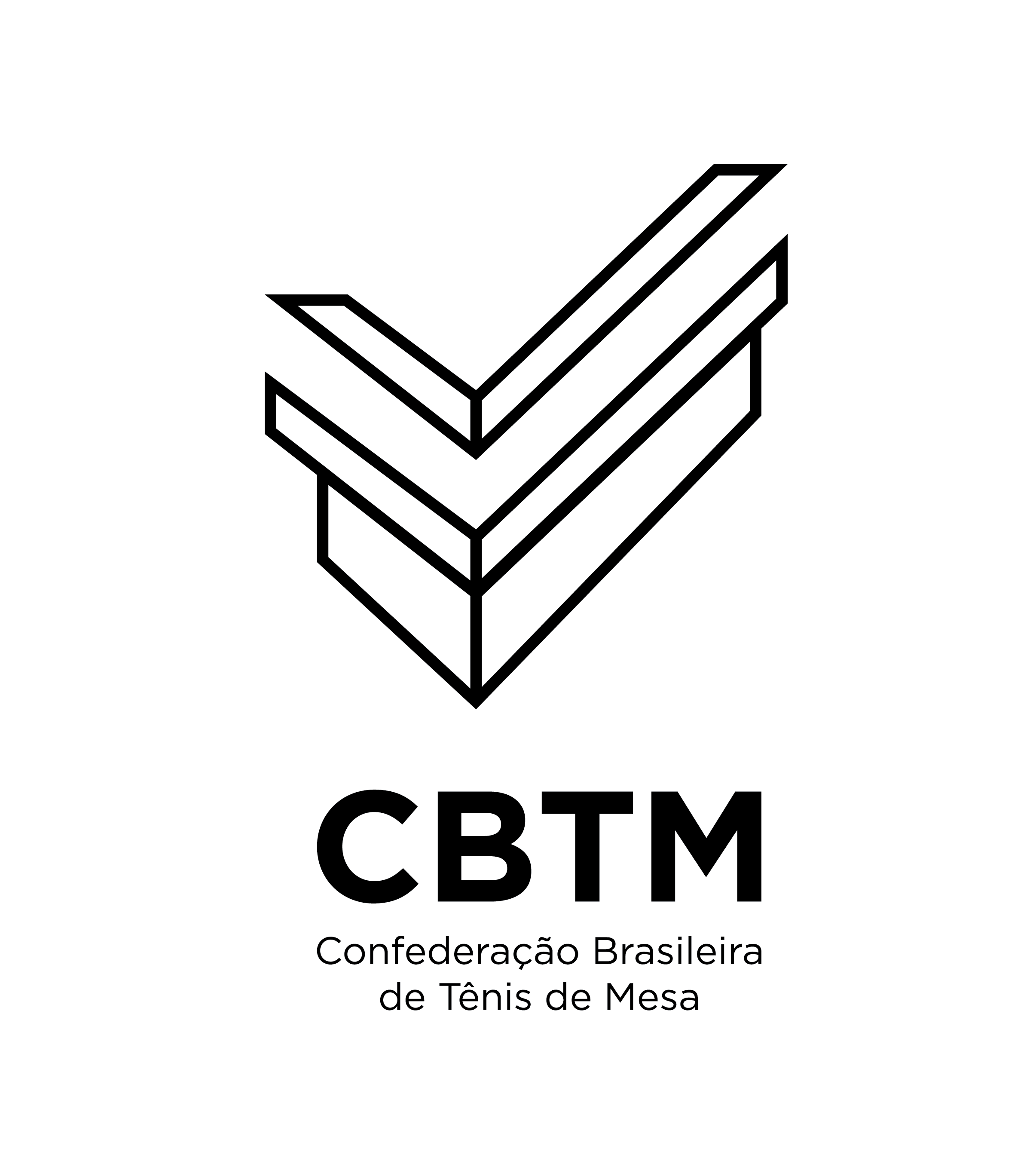Logo CBTM preta vertical