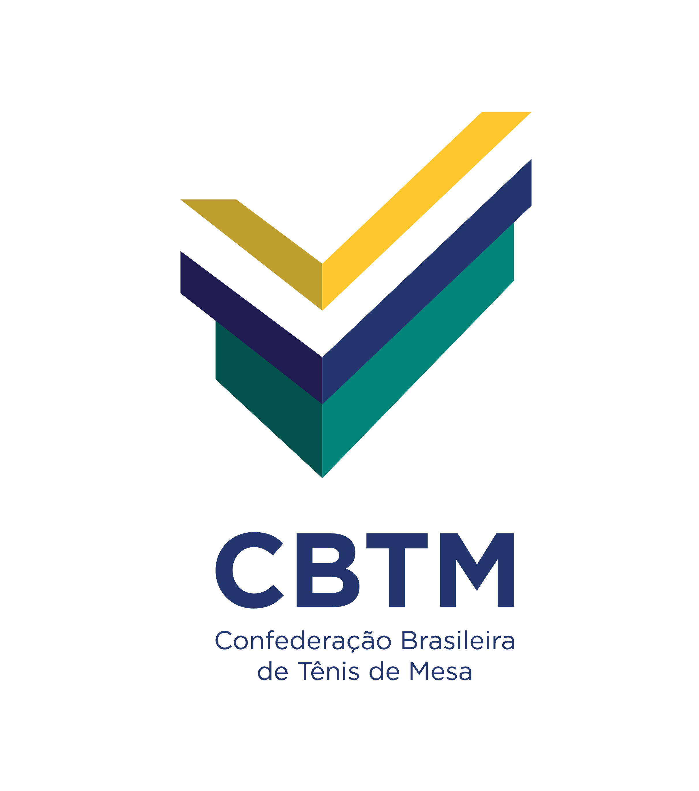 Logo CBTM colorida vertical