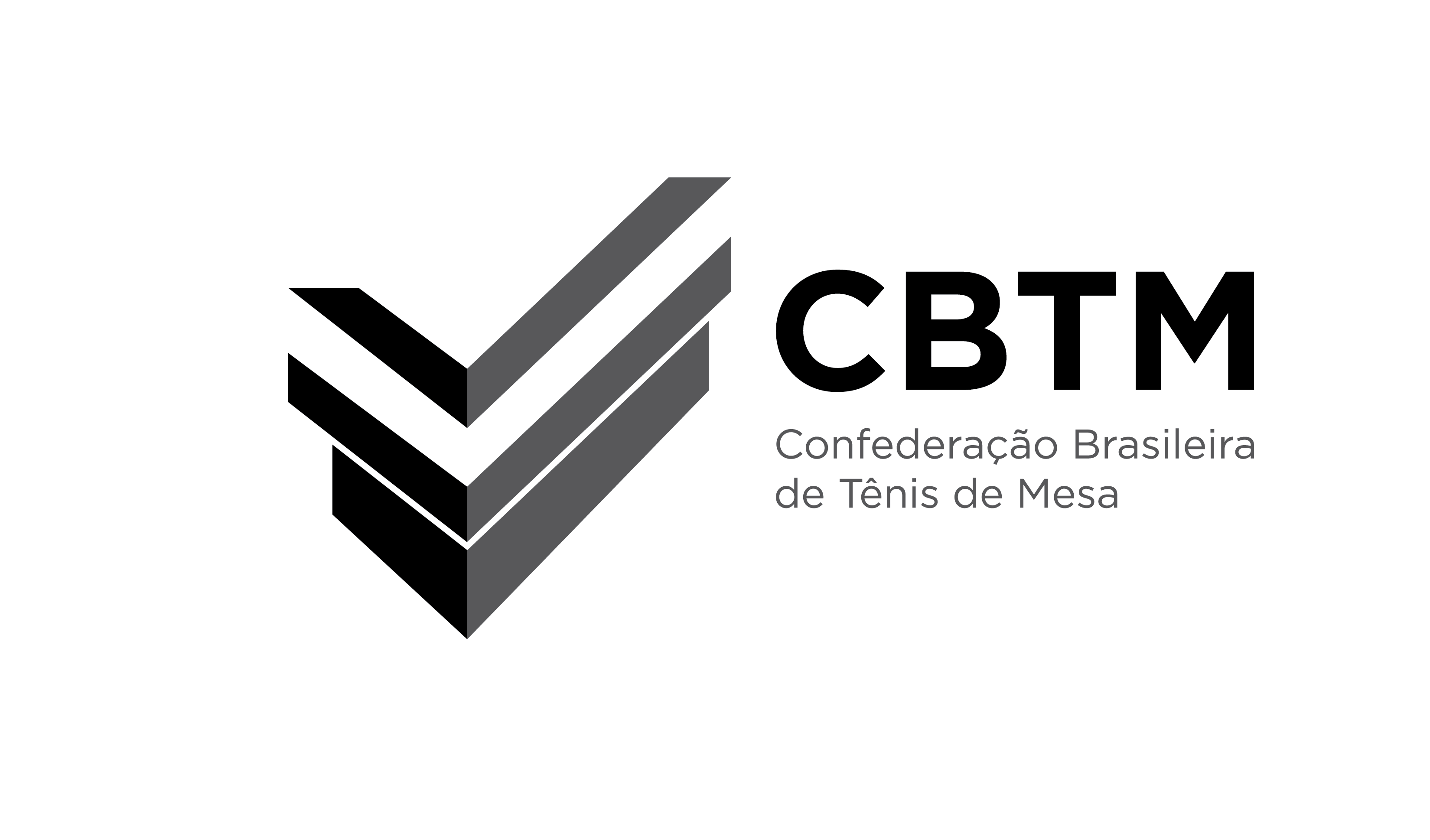 Logo CBTM cinza horizontal